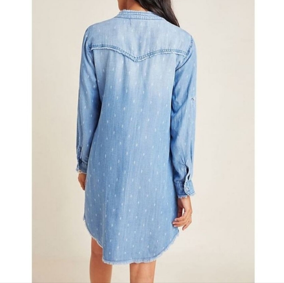 Anthropologie Cloth & Stone Marylou Shirt Dress Size XS - Picture 2 of 10